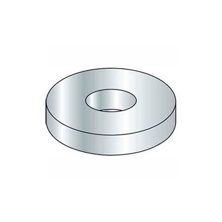 Titan Fasteners 1in Flat Washer - SAE - 1-1/16in I.D. - Steel - Zinc - Grade 2 - Pkg of 25 CCT16